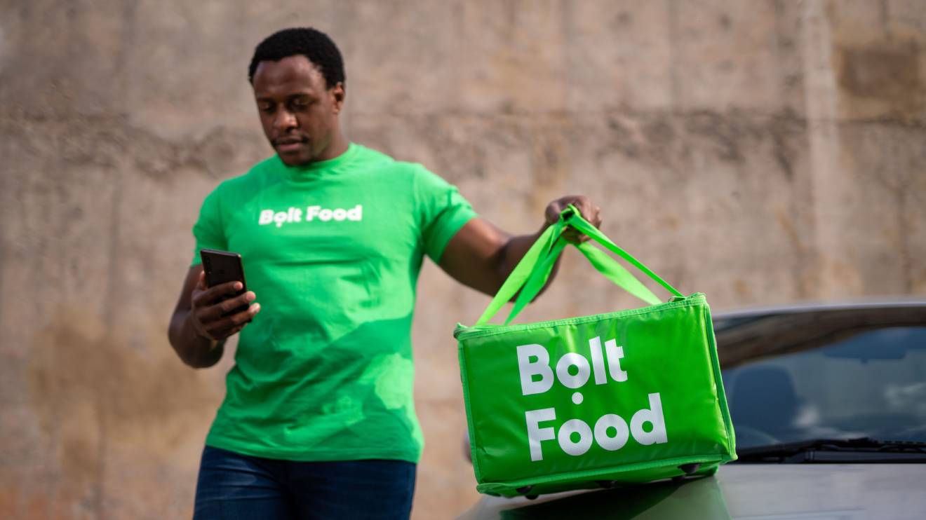 Bolt Food Courier. PHOTO/COURTESY